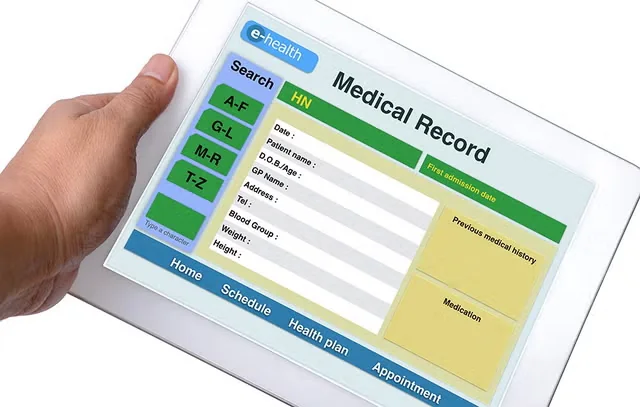 Digital medical record prepared for medical translation services
