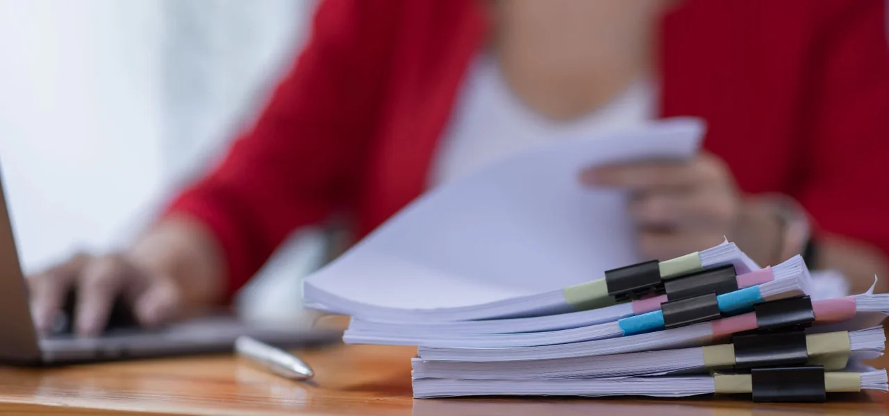 Pages organized before professional document translation services