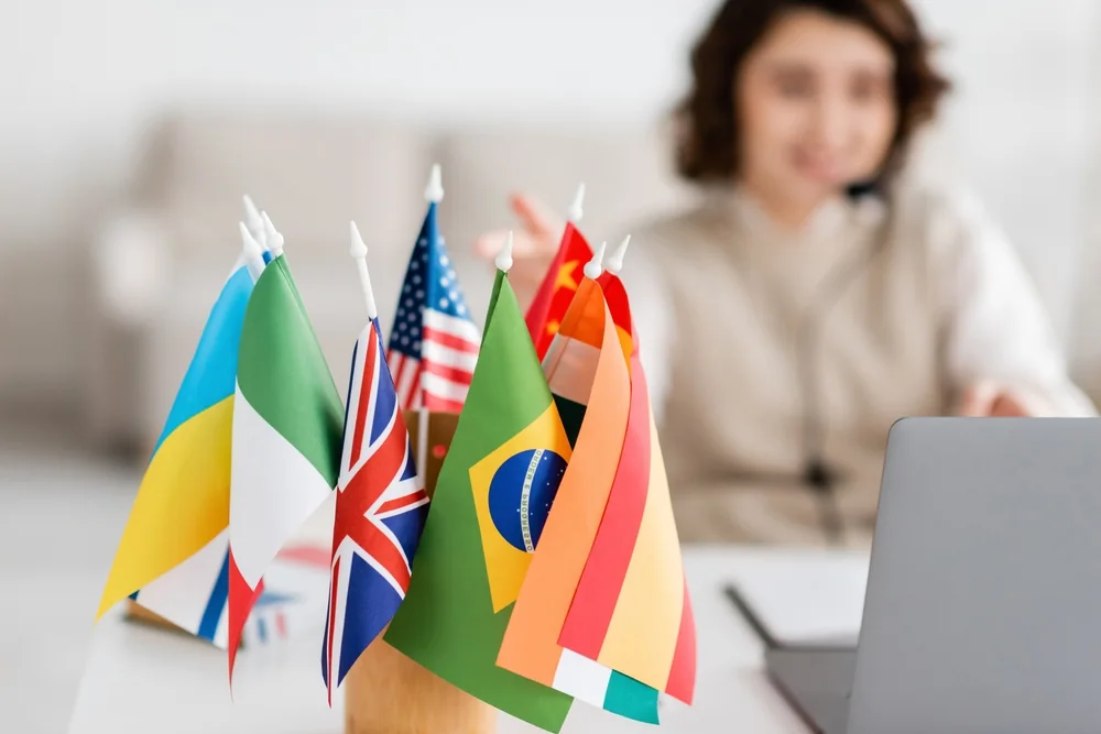 International communication and language support for translation services