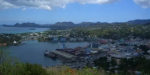 View of Castries