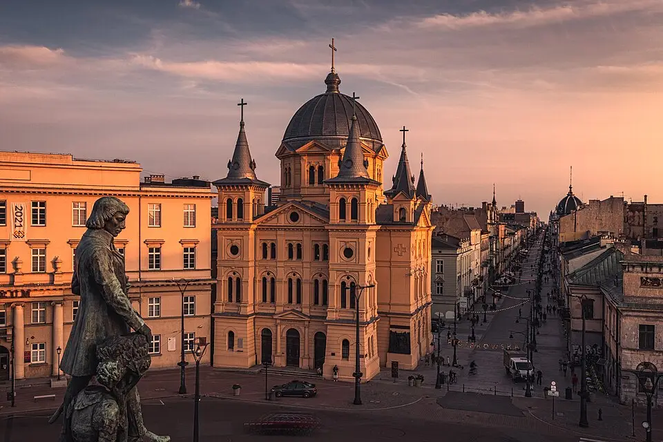 View of Łódź