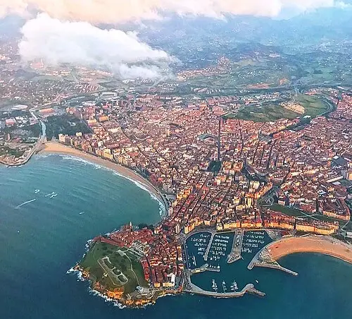 View of Gijón