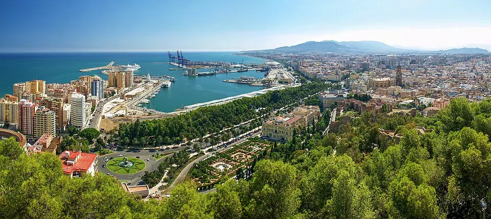 View of Málaga