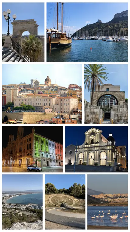 View of Cagliari