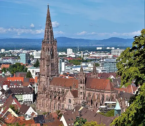 View of Freiburg im Breisgau