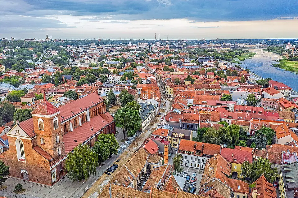 View of Kaunas