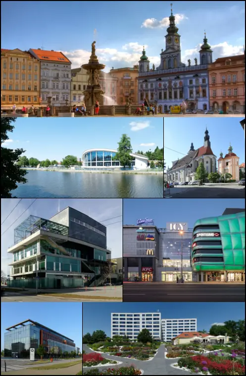 View of České Budějovice