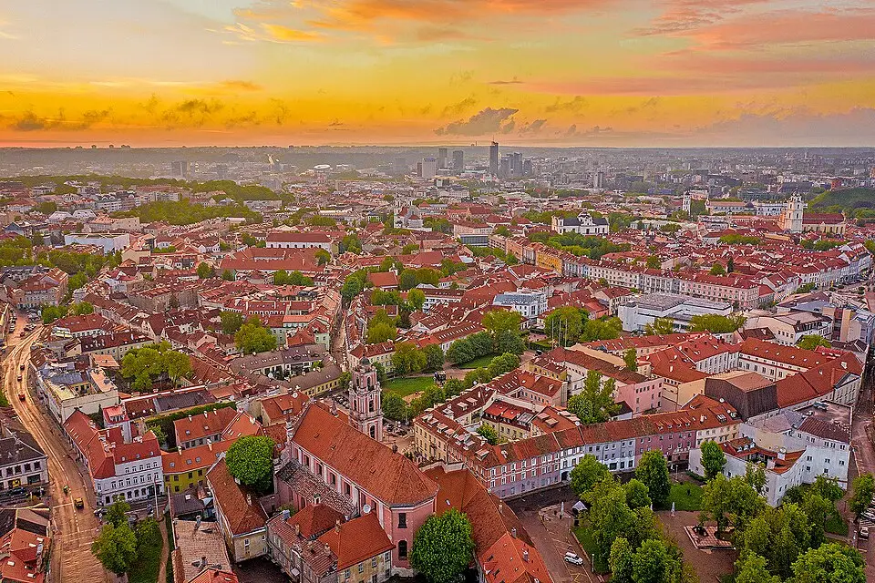 View of Vilnius