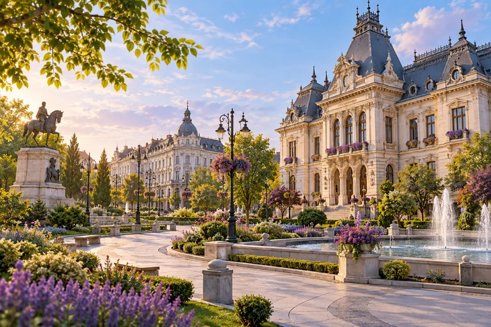 City-inspired illustration of Craiova