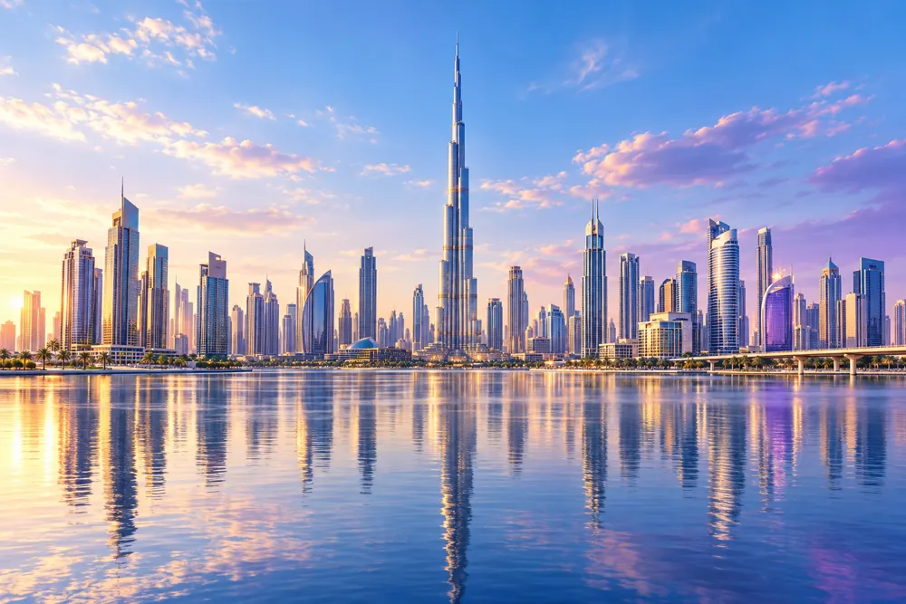City-inspired illustration of Dubai