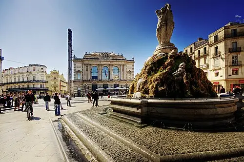 View of Montpellier