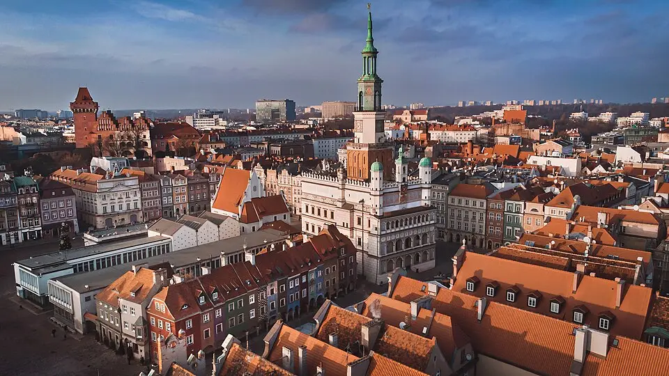 View of Poznań