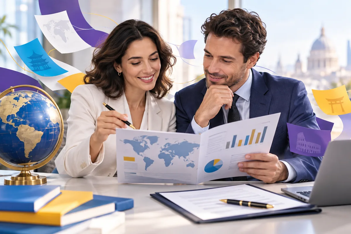 Business document translation scene