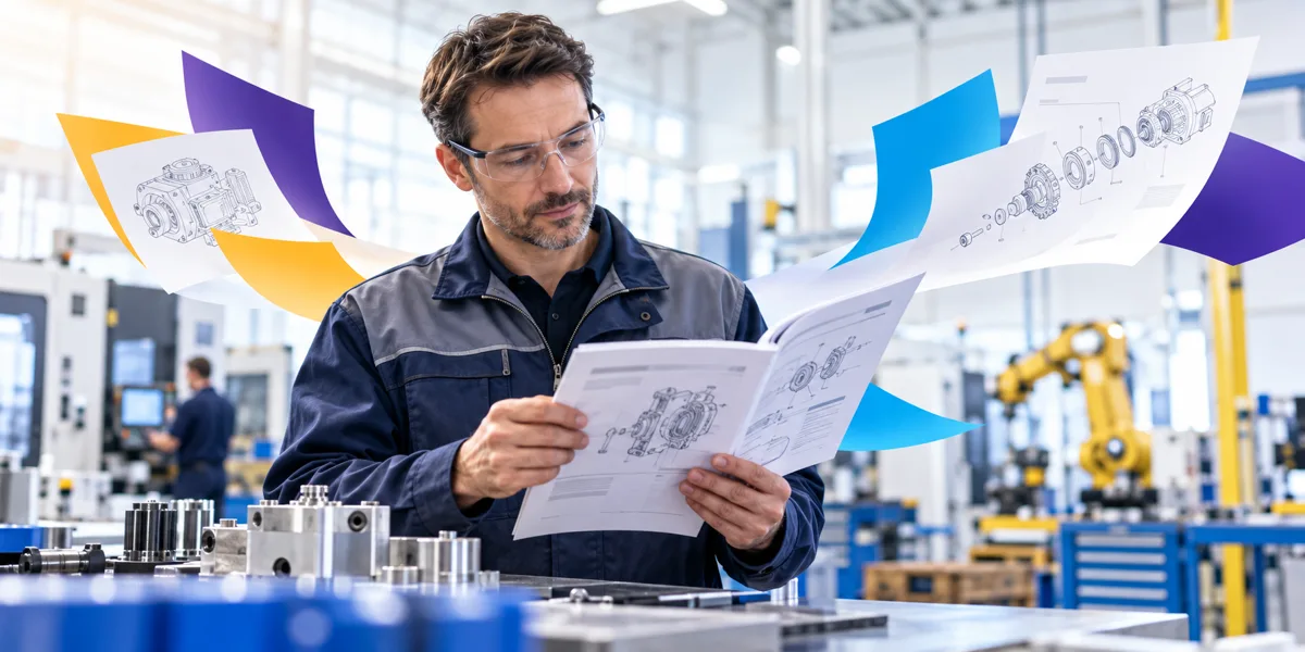 Manufacturing translation illustration
