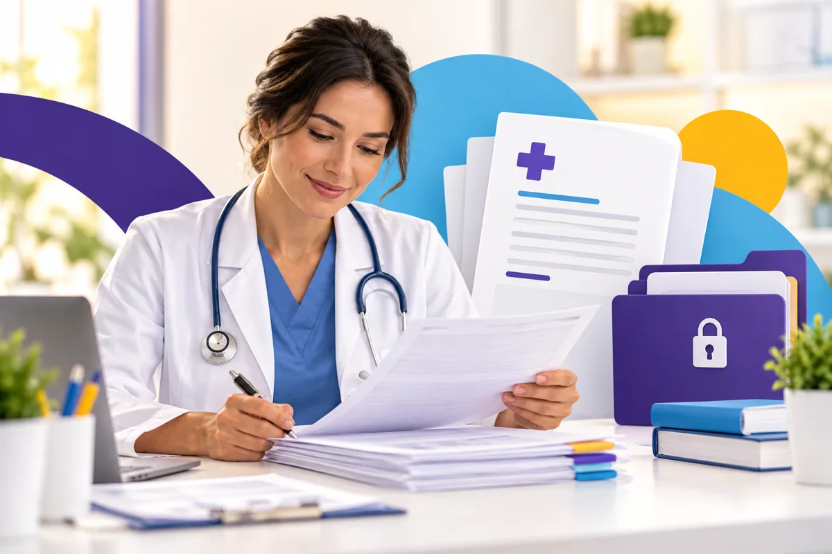 Medical document translation scene