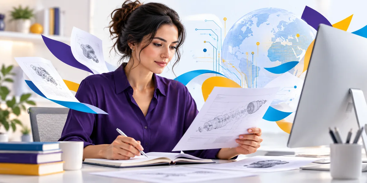 Technology translation illustration